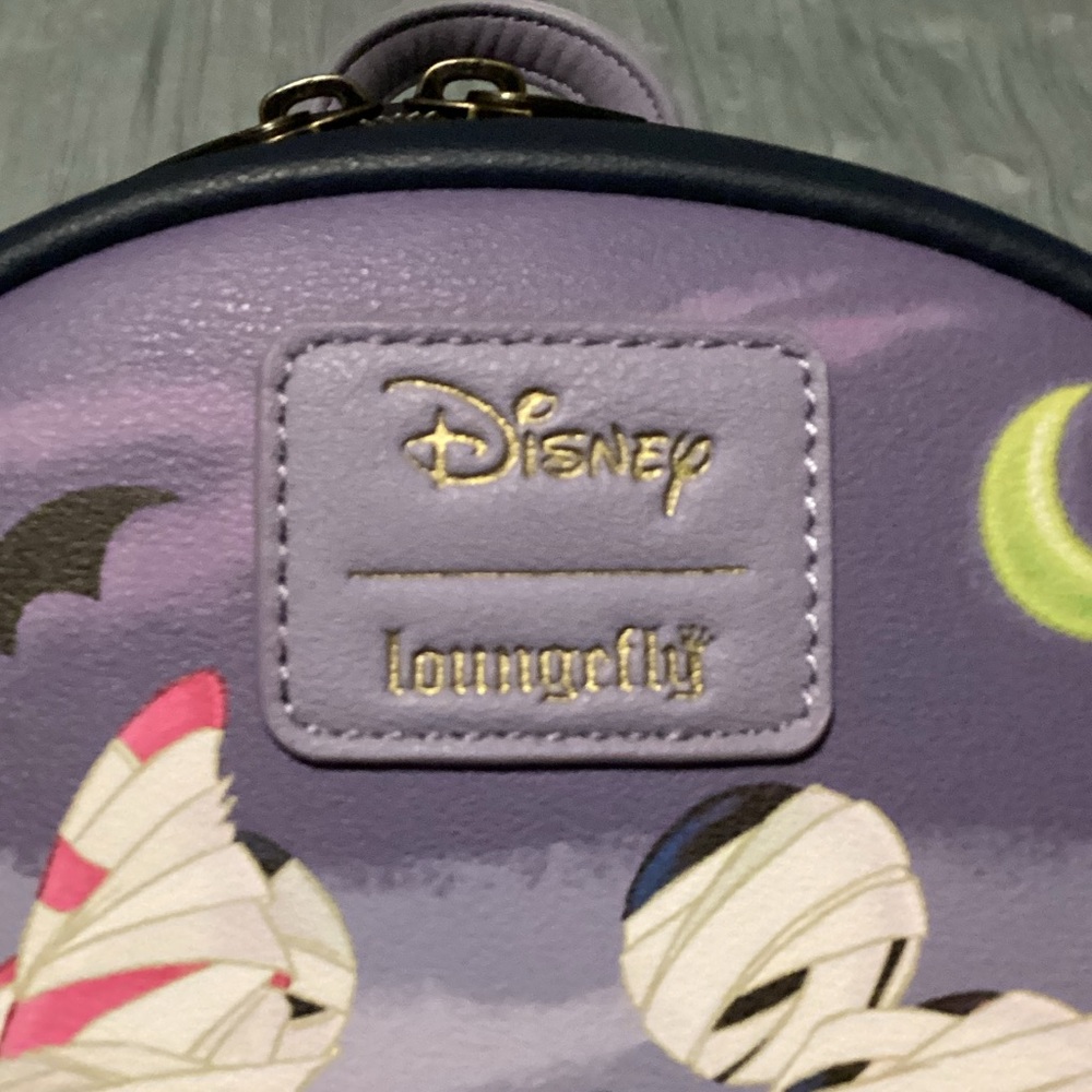 Disney Halloween Backpack - Purple and Black - Picture 4 of 4